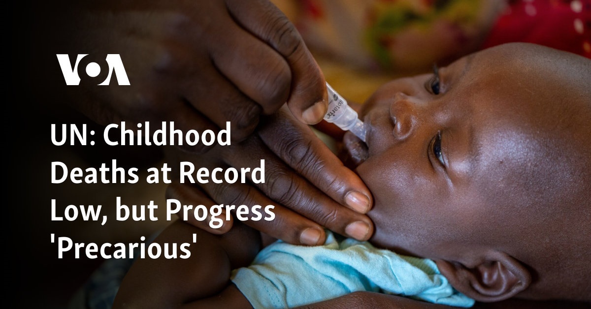 Childhood Deaths at Record Low, but Progress ‘Precarious’