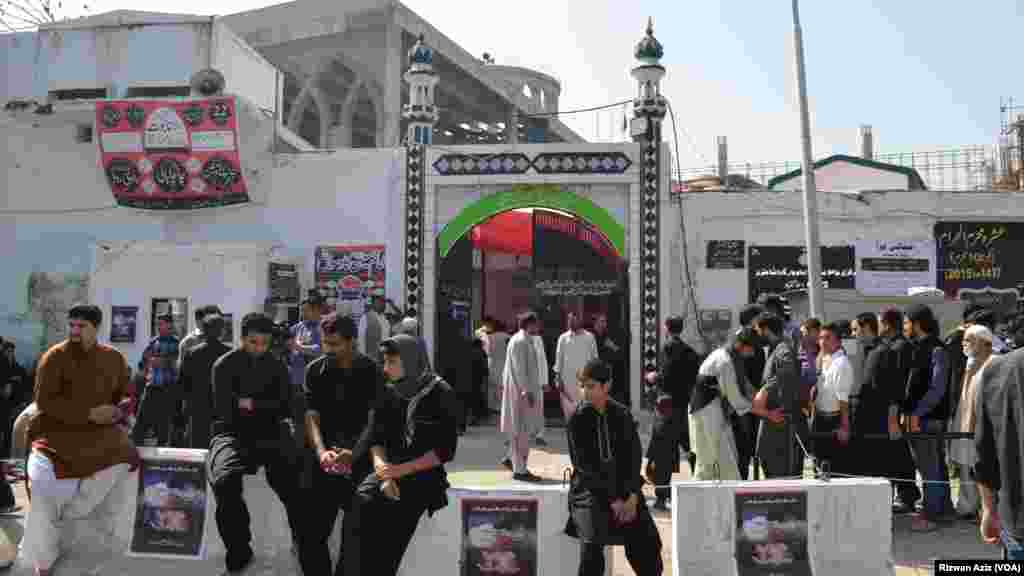 اسلام آباد میں بھی مرکزی جلوس امام بارگاہ اثناء عشری سیکٹر جی سکس سے بعد از نماز جمعہ برآمد ہوا۔