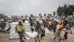 WFP katika harakati za kugawa chakula huko Gondar, Ethiopia, Sept. 15, 2021.