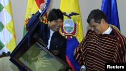Durante la asamblea de la OEA no solo Ecuador se pronunció en contra del tratado sino también se sumaron los países miembros del ALBA, Bolivia, Venezuela y Nicaragua.