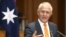 FILE - Australian Prime Minister Malcolm Turnbull speaks to the media during a press conference at Parliament House in Canberra, Australia.