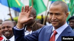 FILE - Moise Katumbi, a multimillionaire and former governor of Katanga in Democratic Republic of Congo, March 24, 2014.