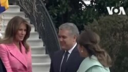 NO COMMENT - Սպիտակ տուն. Մելանիա և Դոնալդ Թրամփը ողջունում են Կոլումբիայի նախագահին և նրա տիկնոջը