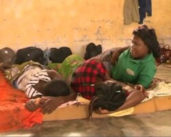 Stranded migrants in Ebodje, Cameroon, Aug. 3, 2019. ( Moki Kindzeka, VOA)