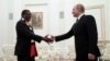 Mutungamiri wenyika VaEmmerson Mnangagwa naVaVladmir Putin 