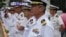 VOA60 America - US Navy Holds Memorial Service for 7 Sailors Killed in Crash
