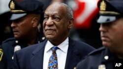 Bill Cosby arrives for his sentencing hearing at the Montgomery County Courthouse, Sept. 24, 2018, in Norristown, Pennsylvania.