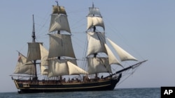 La fragata HMS Bounty era conocida por haber participado en la película de Hollywood “Los Piratas del Caribe”.