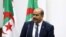 Newly elected speaker of Algeria's parliament, Slimane Chenine, leader of a parliamentary alliance of three small Islamist parties , July 10, 2019, in Algiers.. 