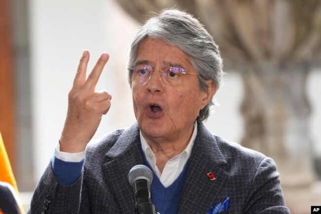 Presiden Guillermo Lasso menyatakan kondisi darurat di Ekuador selama dua bulan.