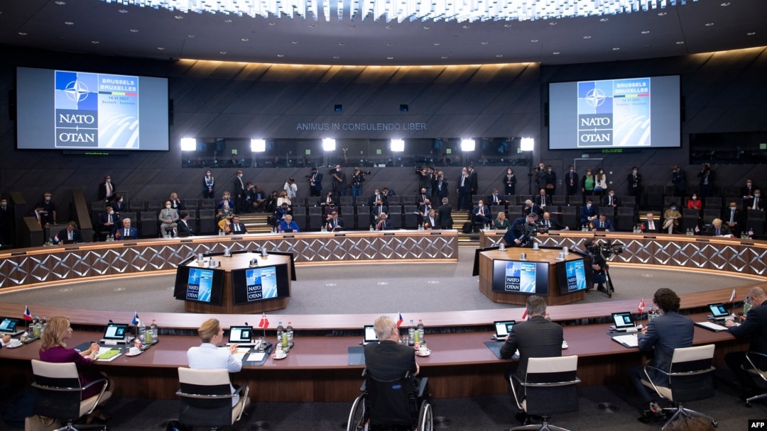 Các lãnh đạo NATO nhóm họp hôm 14/6/2021.