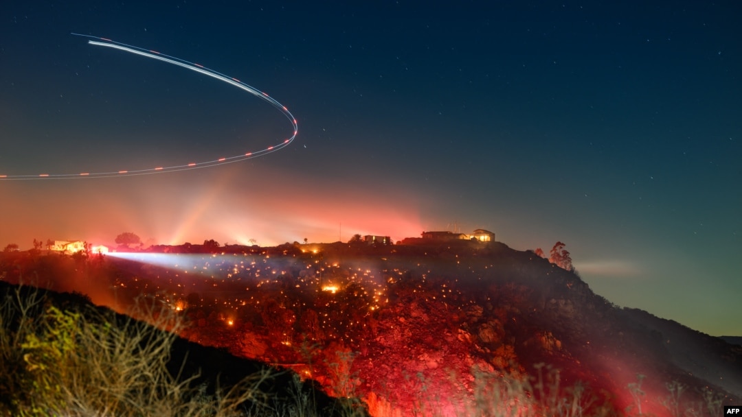 Požar u okrugu San Dijego, u Kaliforniji, 21. januar 2025. godina (Foto: JOSH EDELSON / AFP)