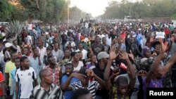 Des partisans de Moise Katumbi, candidat à la présidentielle, à Lubumbashi, en RDC, le 11 mai 2016.