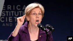 엘리자베스 워렌(민주· 매사추세츠) 미 상원의원 (자료사진)