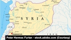 Map of Syria 