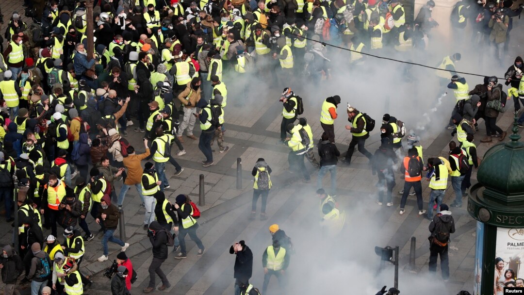 Protestos em França