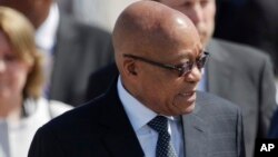 Le président Jacob Zuma lors du sommet G20 à Hambourg, Allemagne, 7 juillet 2017.