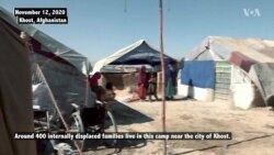 Displaced Afghans Worry About Living Conditions as Winter Approaches