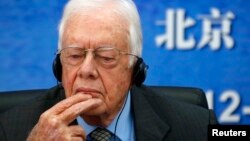 El expresidente Jimmy Carter visitó Corea del Norte anteriormente, incluso como parte de una delegación llamada "The Elders" integrada por exgobernantes y mujeres.