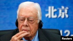 Jimmy Carter hizo público este año que padecía de cáncer al cerebro.