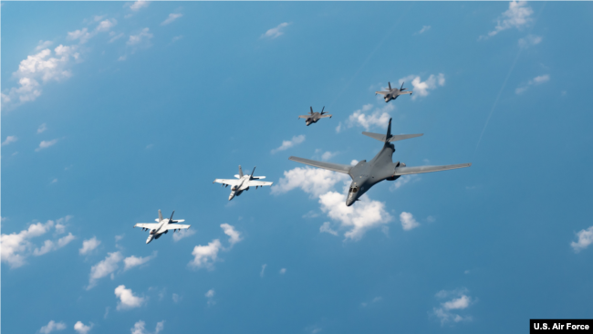 Đội máy bay F-35 của Mỹ do công ty Lockheed Martin chế tạo.