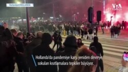 Rotterdam’da Pandemi Kısıtlamalarına Karşı İsyan