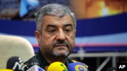 Commander of Iran's Revolutionary Guard, Gen. Mohammad Ali Jafari, attends a press conference in Tehran, Sept. 16, 2012. 