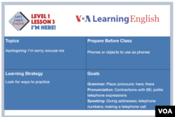 Let's Learn English - Level 1 - Lesson 3