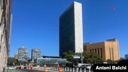 Imagen exterior de la sede de la Organización de las Naciones Unidas en Nueva York, donde estos días se celebra la 79ª Asamblea General.