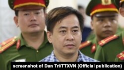 Ông Phan Văn Anh Vũ tại phiên tòa hôm 30/7/2018