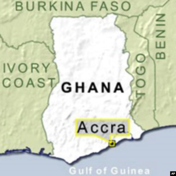 Map of Ghana