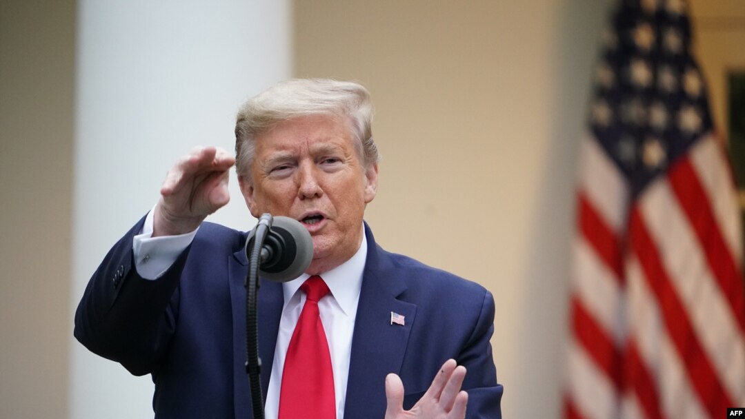 Presiden AS Donald Trump menghentikan pendanaan AS untuk WHO. (Foto: dok).