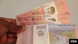 Notas de Kwanzas, Angola