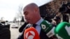 FILE - Former Spanish football federation chief Luis Rubiales leaves court in Madrid on Feb. 14, 2025. He was found guilty on Feb. 20 of sexual assault for kissing a player without her consent. 