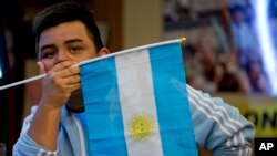 Un supporter argentin lors de la Copa America, 27 juin 2016.