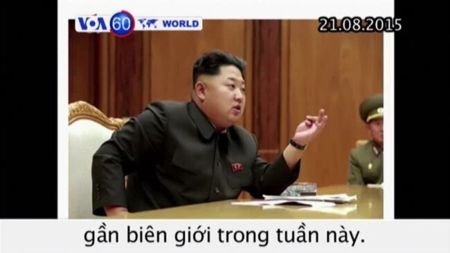 Bắc Triều Tiên tuyên bố ‘tình trạng tương tự như chiến tranh’ với Hàn Quốc (VOA60)
