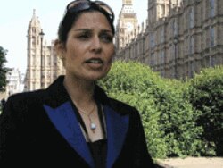 Priti Patel, kozervativni član parlamenta