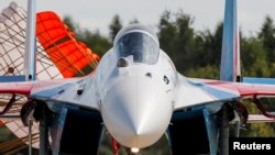 Sukhoi Su-35 jet fighter 