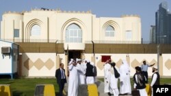 دوحا، قطر میں طالبان کا سیاسی دفتر، فائل فوٹو