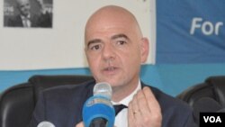 Le président de la Fifa Gianni Infantino