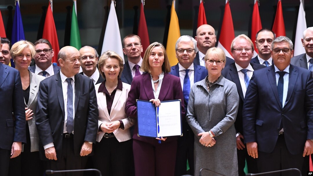La jefa de la diplomacia europea, Federica Mogherini, anunció el 31 de enero de 2019 el plan del Grupo de Contacto y explicó que esperan alcanzar resultado en 90 días.
