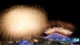 Fireworks are seen over the Olympic Park during the opening ceremony of the Sochi 2014 Winter Olympics in Russia.