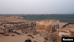 Le port de Nouadhibou en Mauritanie, 25 juin 2014.