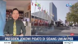 Laporan Langsung VOA untuk MetroTV: Presiden Jokowi Pidato di Sidang Majelis Umum PBB