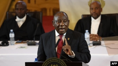 South Africa's Ramaphosa Pledges Jobs, End to Power Cuts in Key Speech