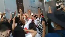 ထိုင္းေရာက္ျမန္မာနိုင္ငံသားေတြရဲ့ ဆႏၵျပပြဲ (၇)ရက္ ေျမာက္ေန ့ေရာက္ရွိ