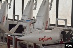 Ghana's first drone delivery center is in the country's Eastern Region. Drones can deliver within 80 km of the center. (S. Knott/VOA)