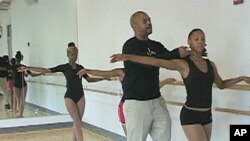 Fabian Barnes, a former dancer with the Dance Theatre of Harlem, now offers his expertise to low-income children in Washington, DC.