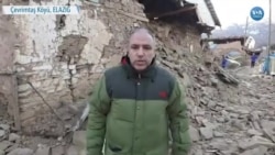 Elazığ'ın Çevrimtaş Köyündeki Evlerin Çoğu Yıkıldı