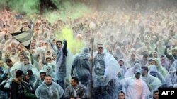 Les fans de Bordeaux lors d'un match contre l'AS Saint-Etienne, France, le 15 février 2015 